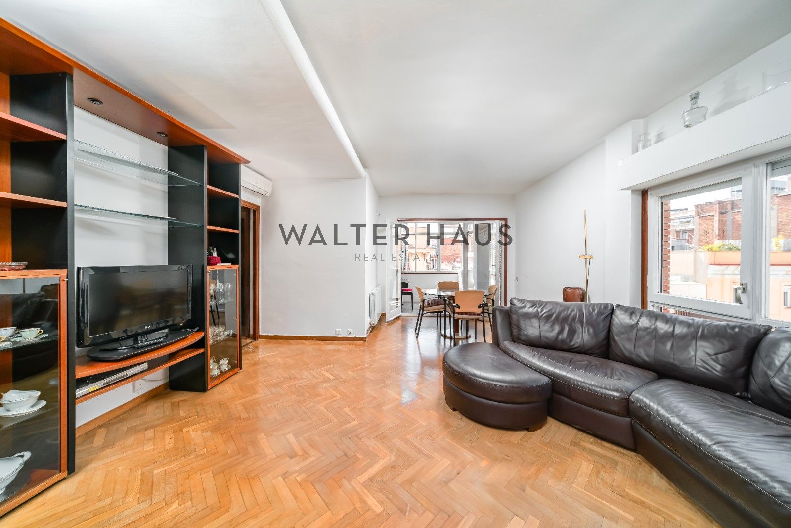 Sala de estar de Piso en venta en  Barcelona Capital con Aire acondicionado, Calefacción y Terraza