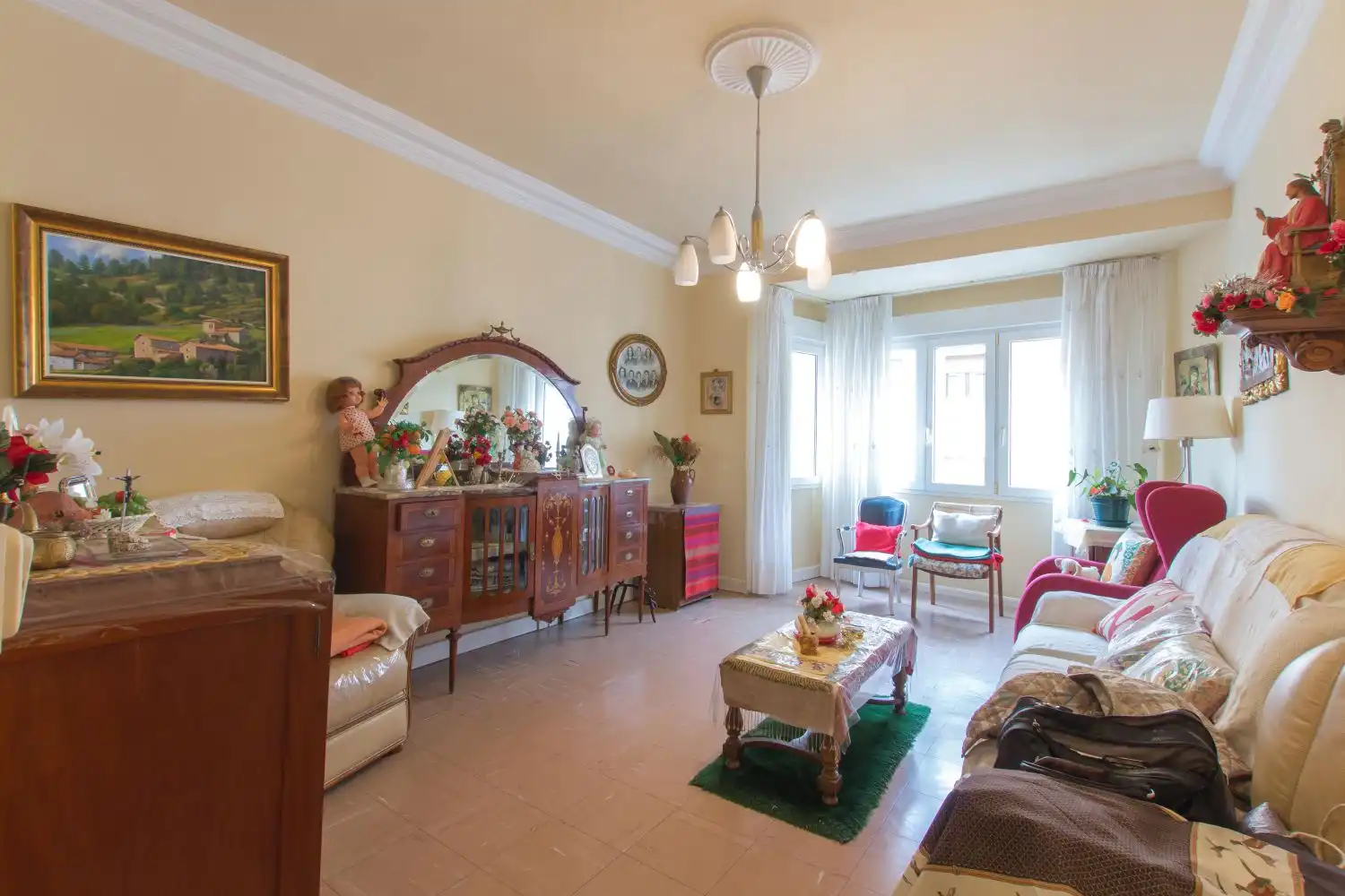 Living room of Flat for sale in  Pamplona / Iruña  with Heating and Balcony