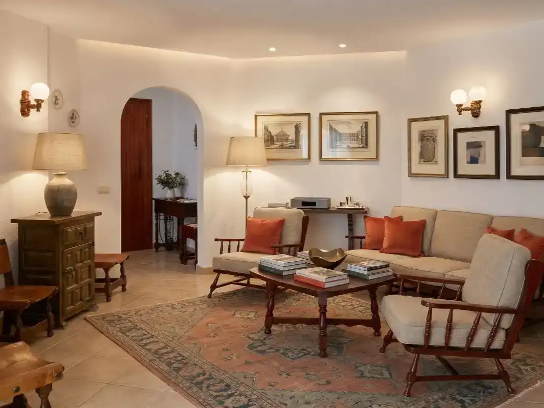 Wohnzimmer von Wohnung zum Verkauf in Los Silos mit Schwimmbad und Balkon