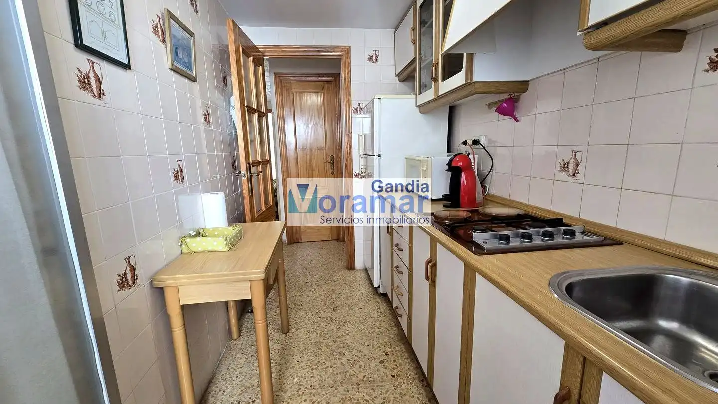 Küche von Wohnungen zur Miete in Miramar mit Heizung, Terrasse und Möbliert