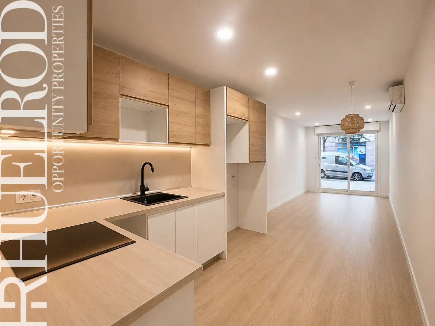 Cocina de Planta baja en venta en Granollers con Aire acondicionado, Parquet y Amueblado