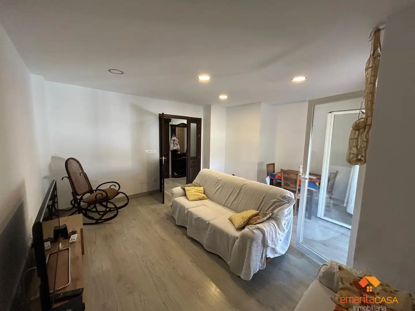 Living room of Flat for rent in Mérida  with Air Conditioner, Furnished and Balcony