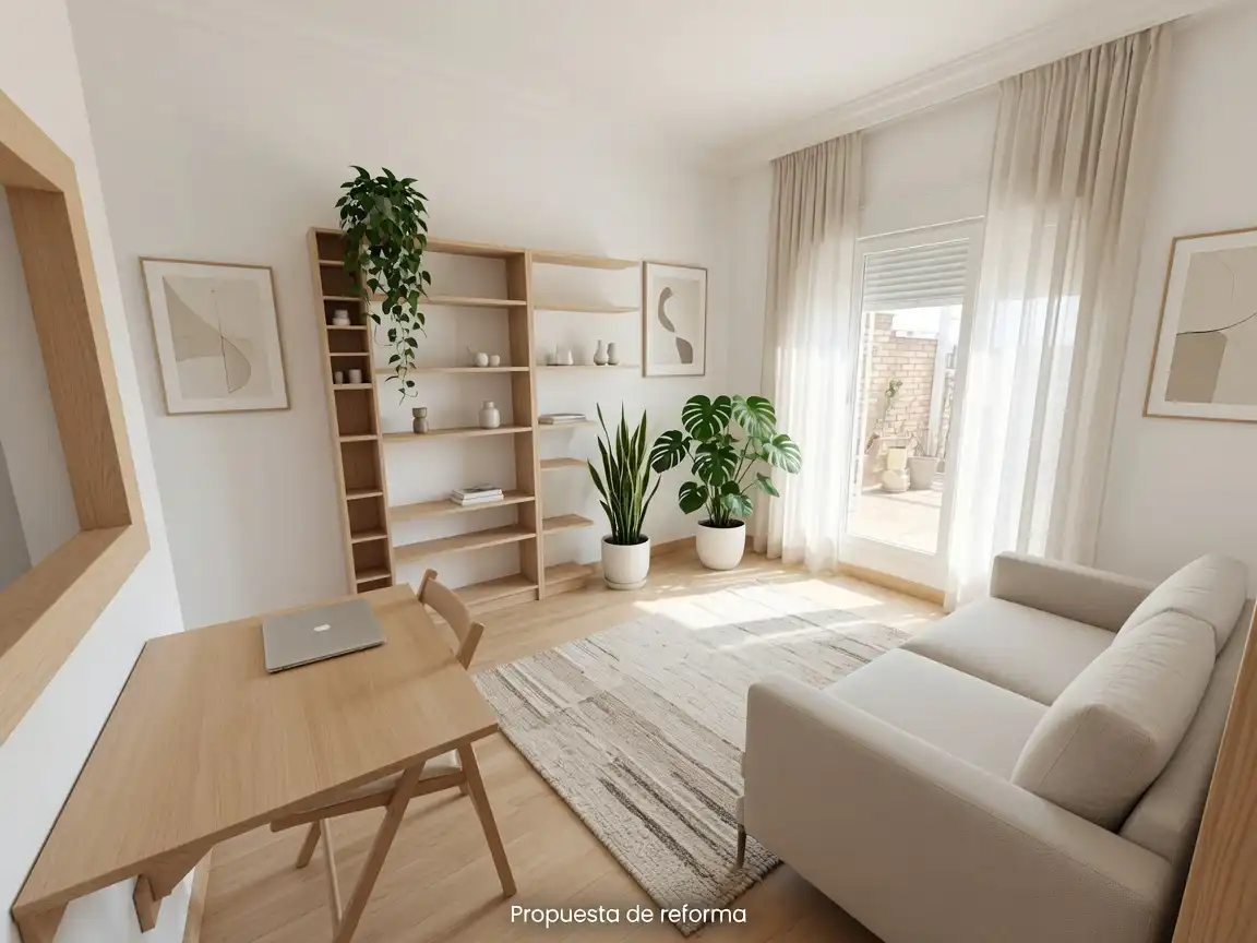 Sala d'estar de Àtic en venda en Madrid amb Aire condicionat, Calefacció i Parquet