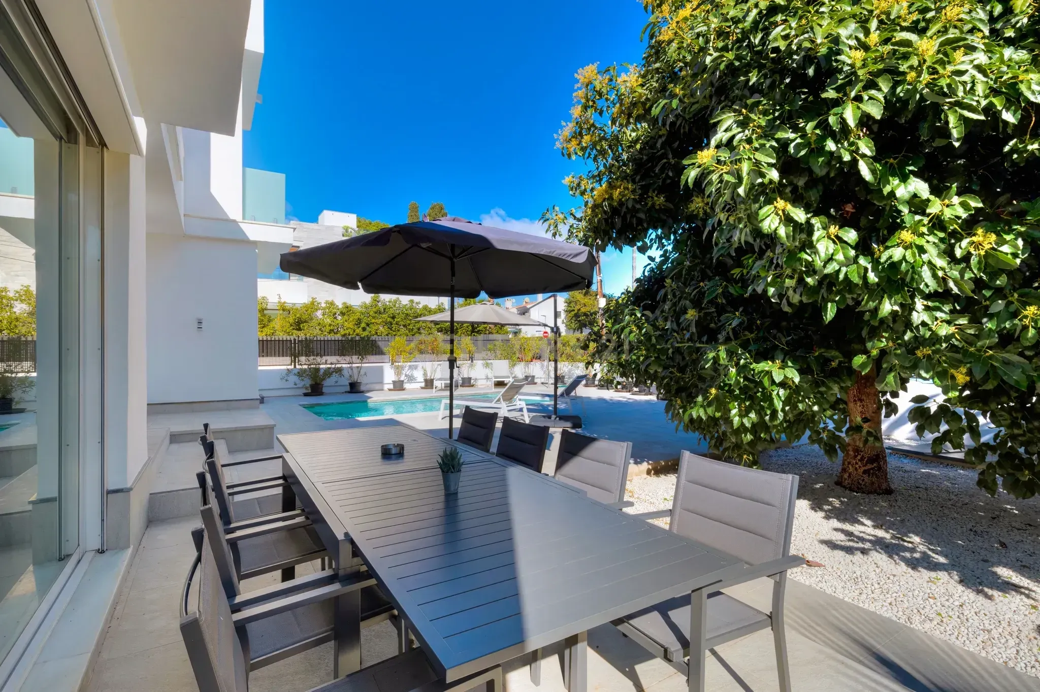 Terrace of House or chalet to rent in Marbella  with Air Conditioner and Furnished