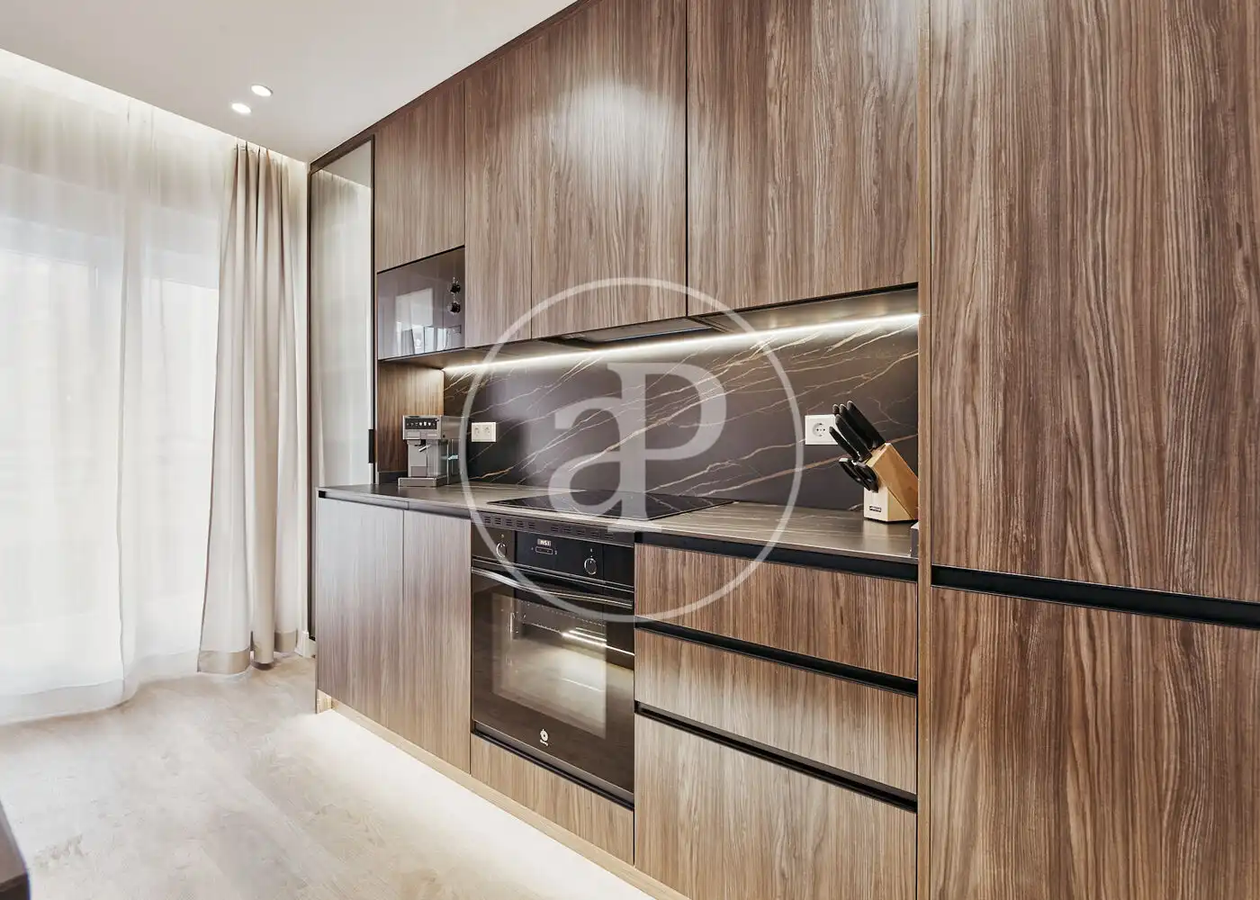 Kitchen of Flat for sale in Madrid  with Air Conditioner, Heating and Furnished