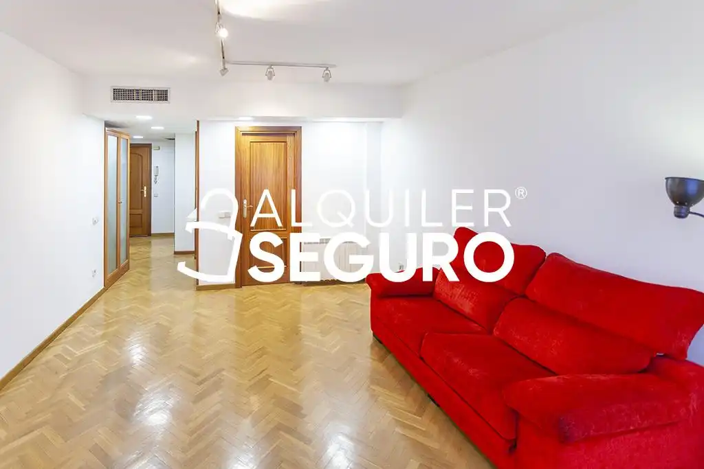 Sala d'estar de Pis de lloguer en Madrid amb Aire condicionat, Calefacció i Piscina