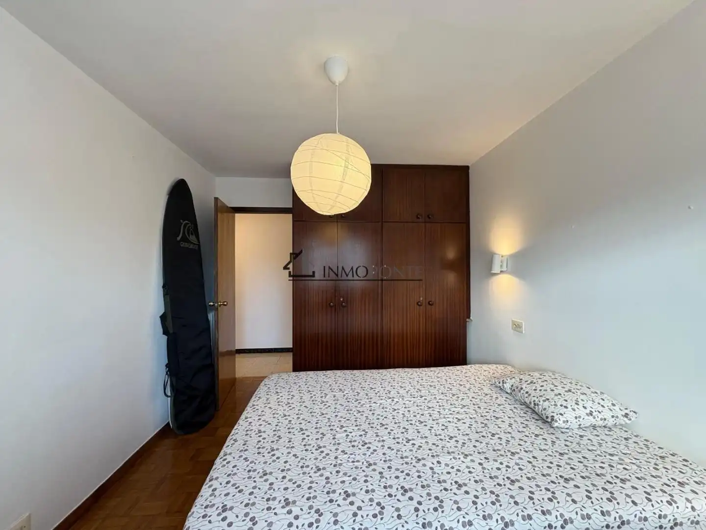 Bedroom of Flat for rent in Pontevedra Capital   with Heating, Terrace and Furnished