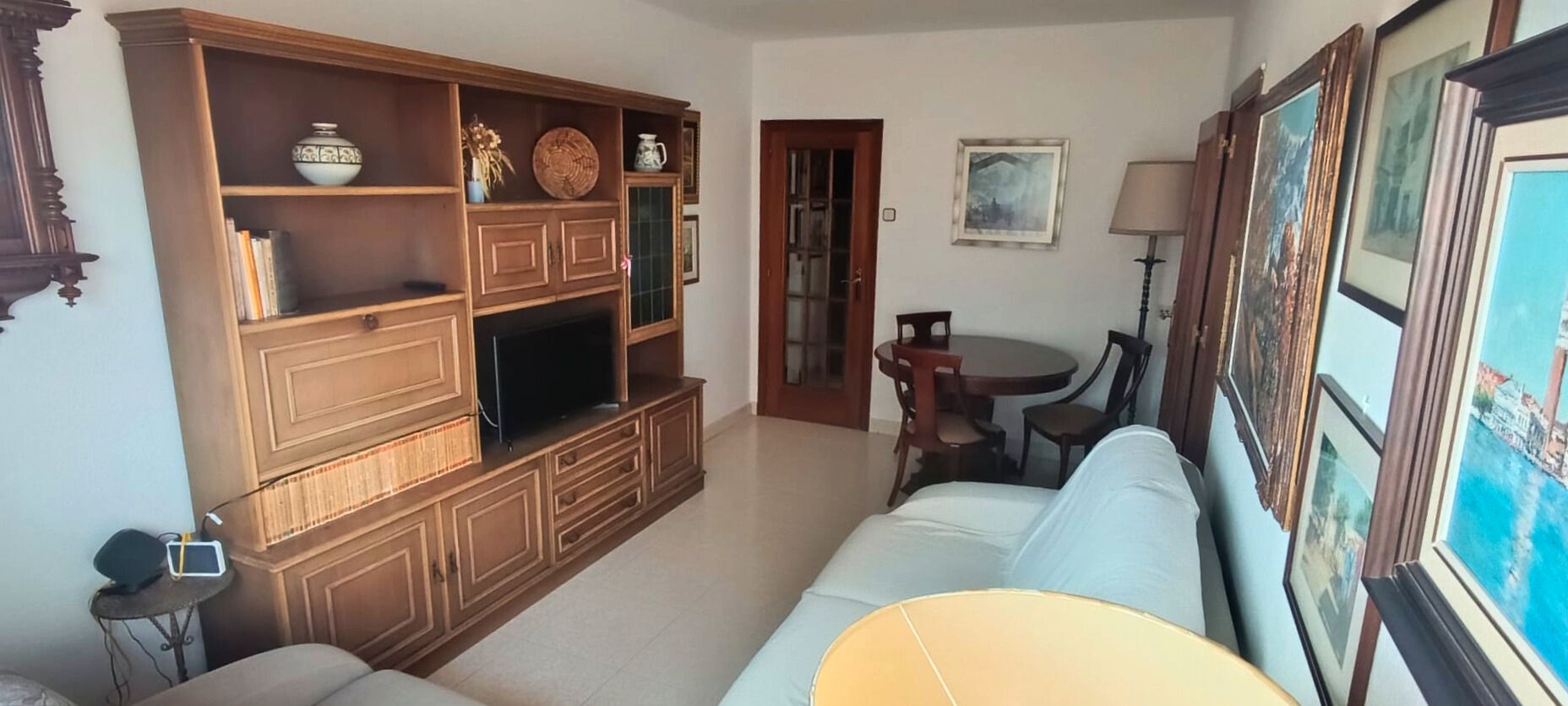 Sala d'estar de Pis en venda en  Barcelona Capital amb Calefacció