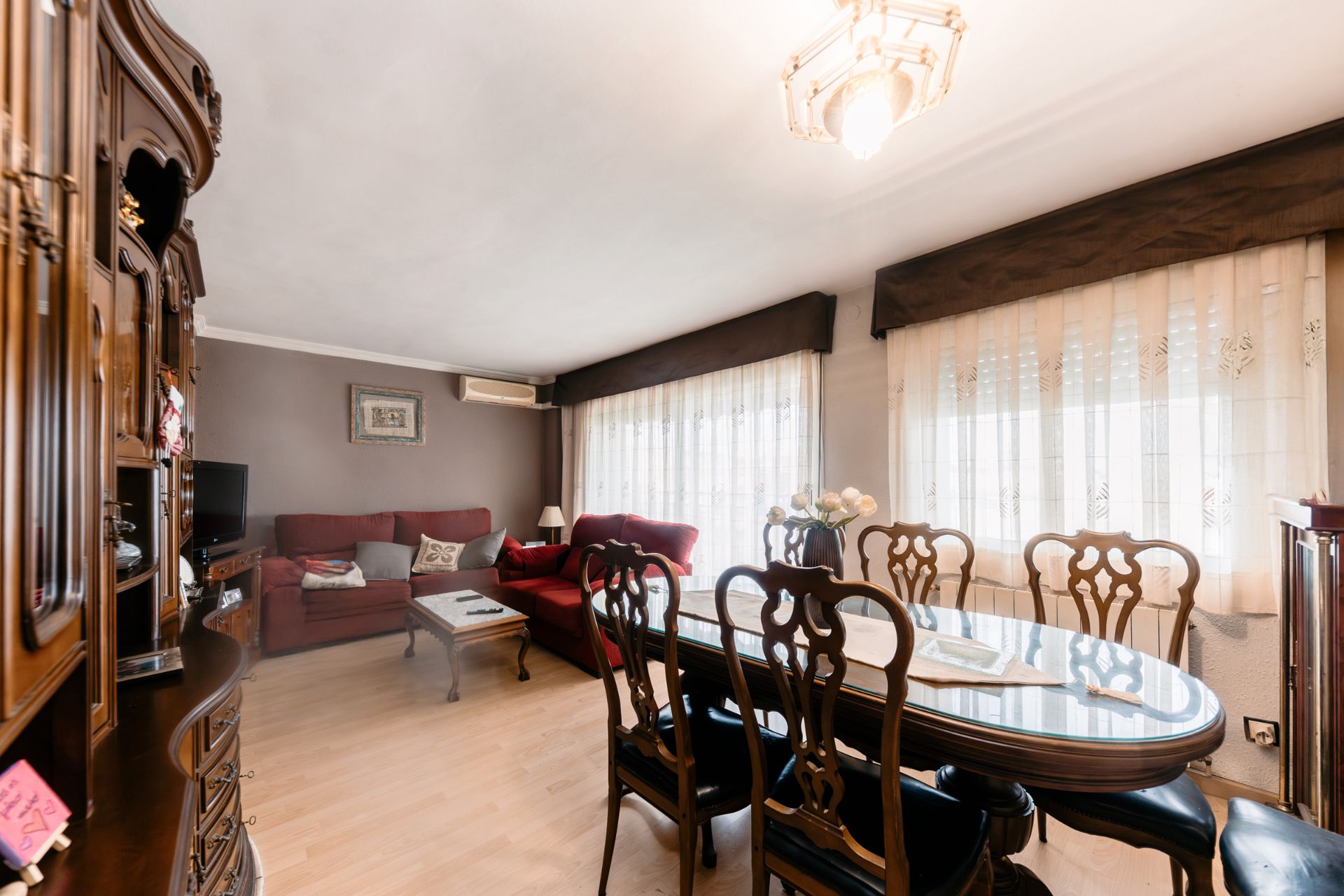 Bedroom of Flat for sale in Badalona  with Air Conditioner, Heating and Parquet flooring