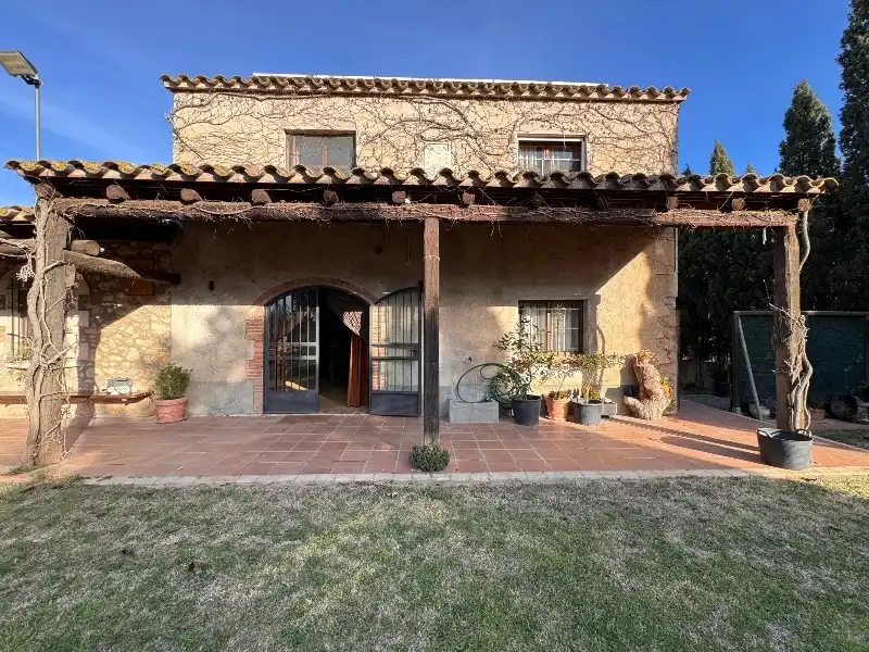 Vista exterior de Finca rústica en venta en Albons con Jardín privado, Terraza y Trastero