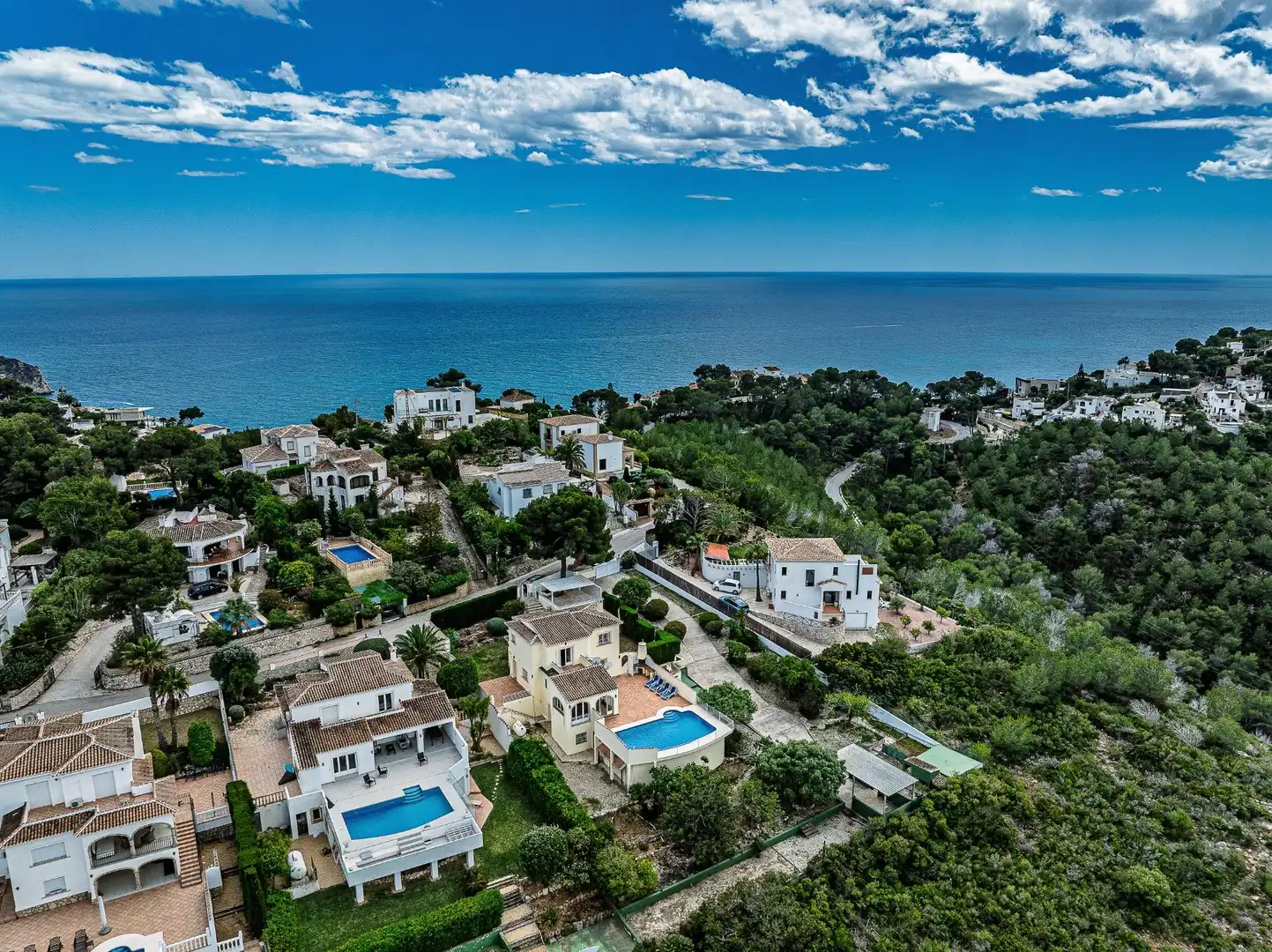 Exterior view of Houses for sale in Jávea / Xàbia  with Air Conditioner, Heating and Private garden
