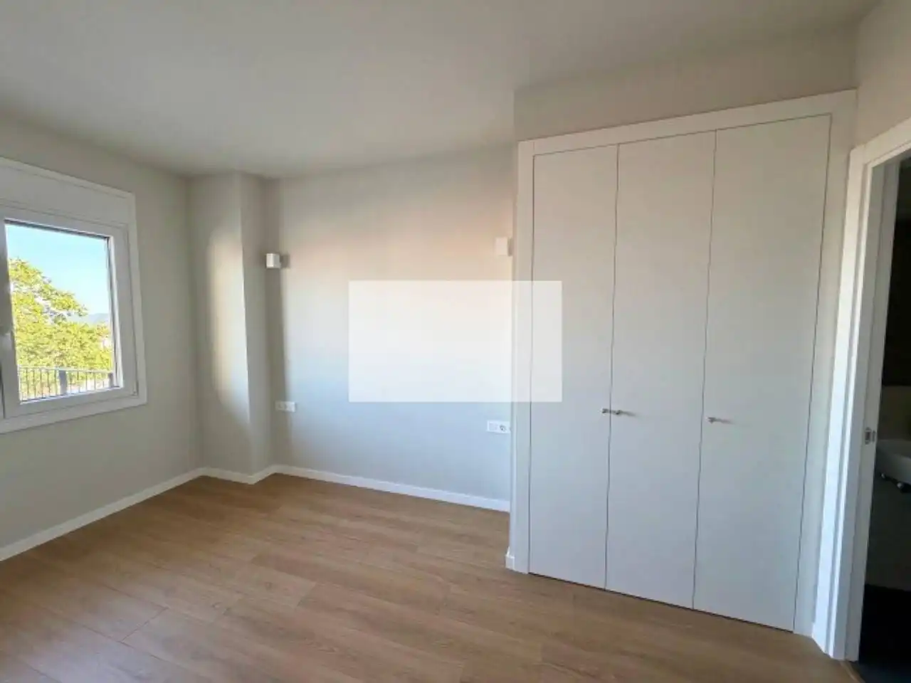 Bedroom of Flat for rent in Terrassa  with Air Conditioner, Heating and Parquet flooring