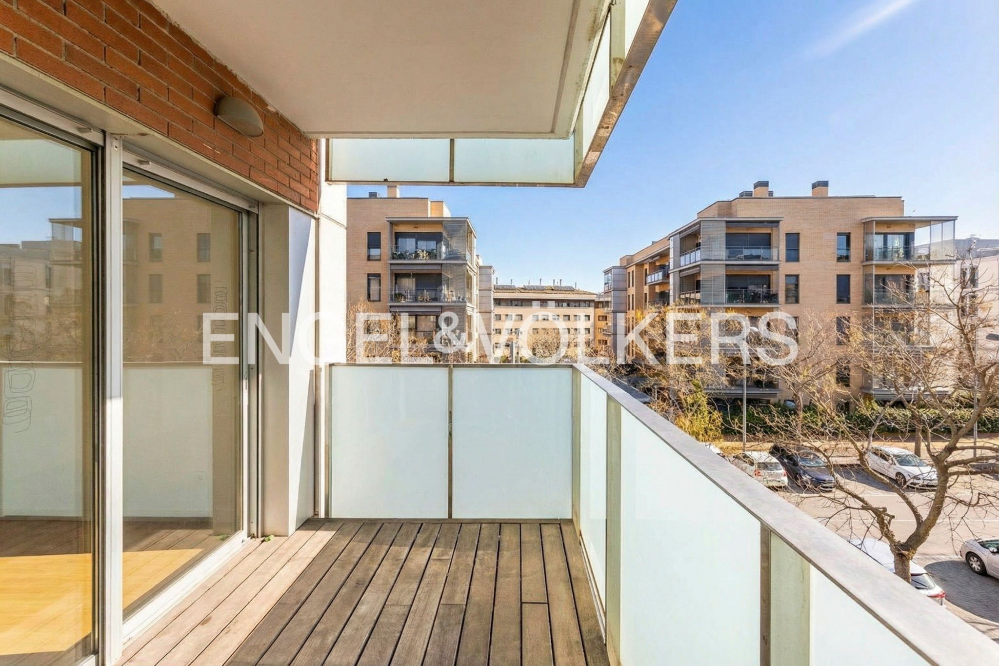 Exterior view of Flat for sale in Sant Cugat del Vallès  with Air Conditioner, Heating and Parquet flooring
