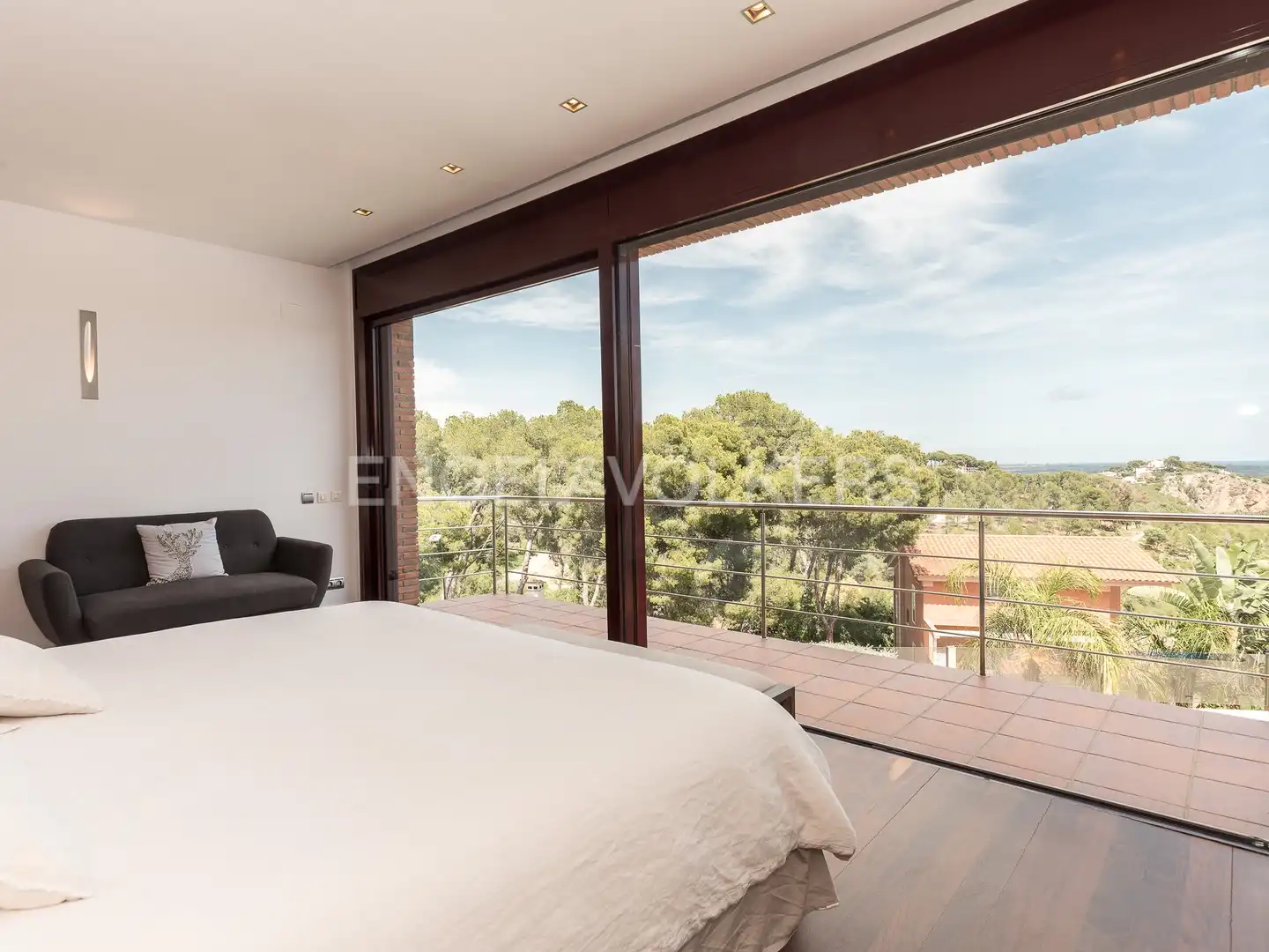Bedroom of Houses for rent in Castelldefels  with Air Conditioner, Heating and Private garden