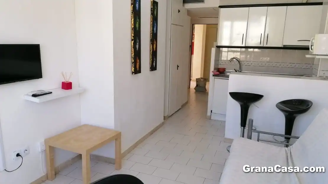Kitchen of Study for rent in Granada  with Air Conditioner, Heating and Furnished