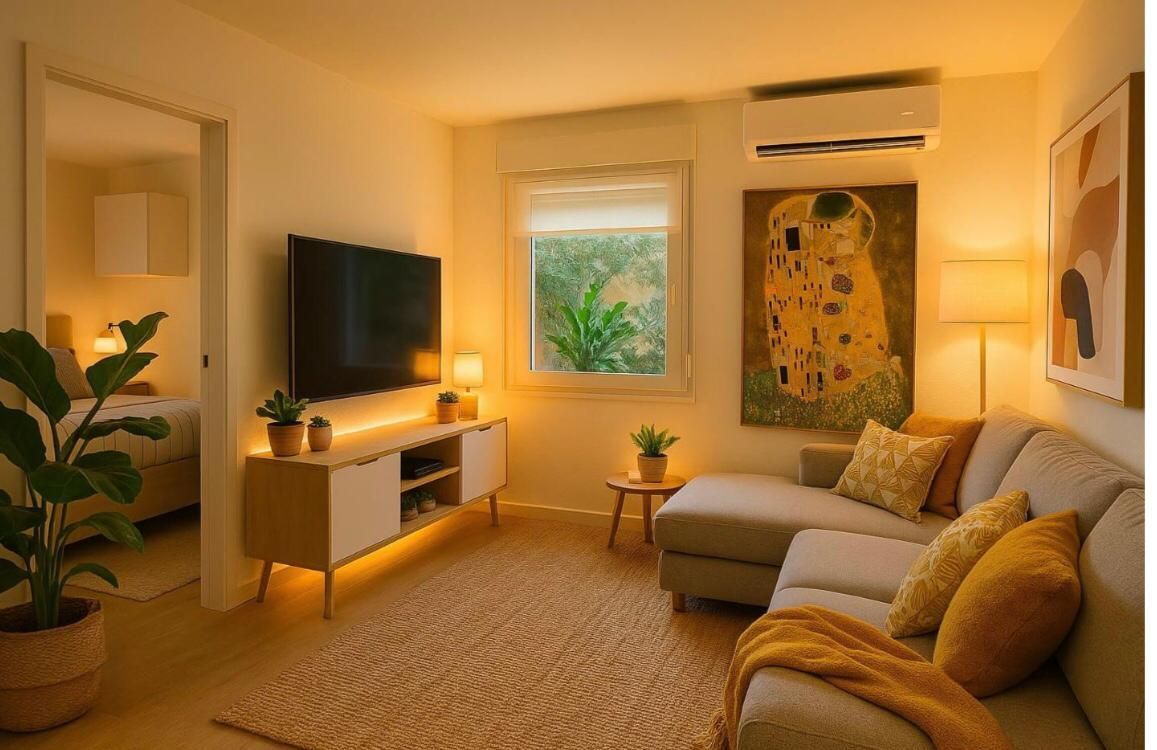 Sala de estar de Piso en venta en Málaga Capital con Aire acondicionado, Calefacción y Domótica