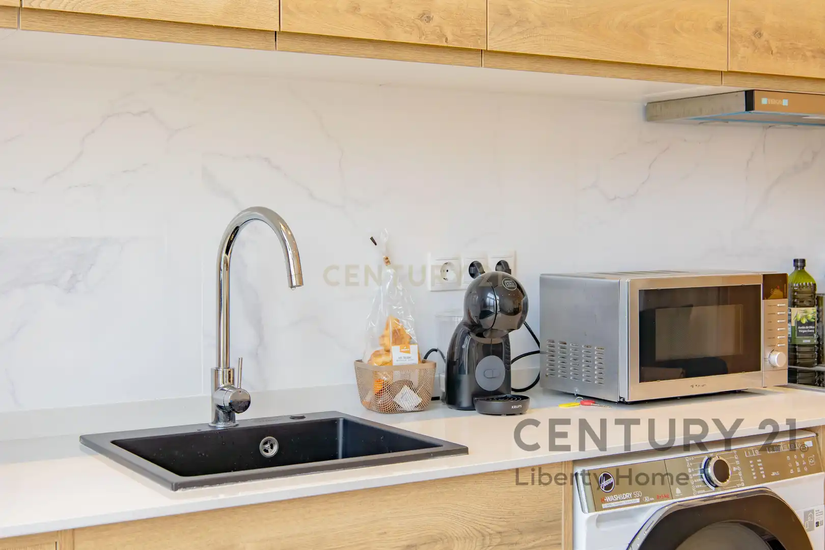Cocina de Apartamento en venta en Valencia con Aire acondicionado, Horno y Lavadora