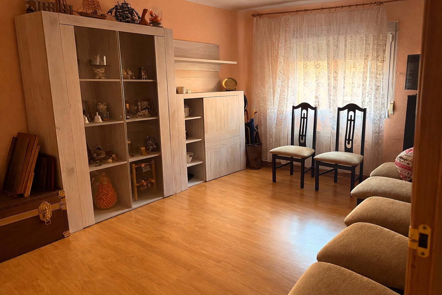 Sala de estar de Piso en venta en  Madrid Capital con Calefacción