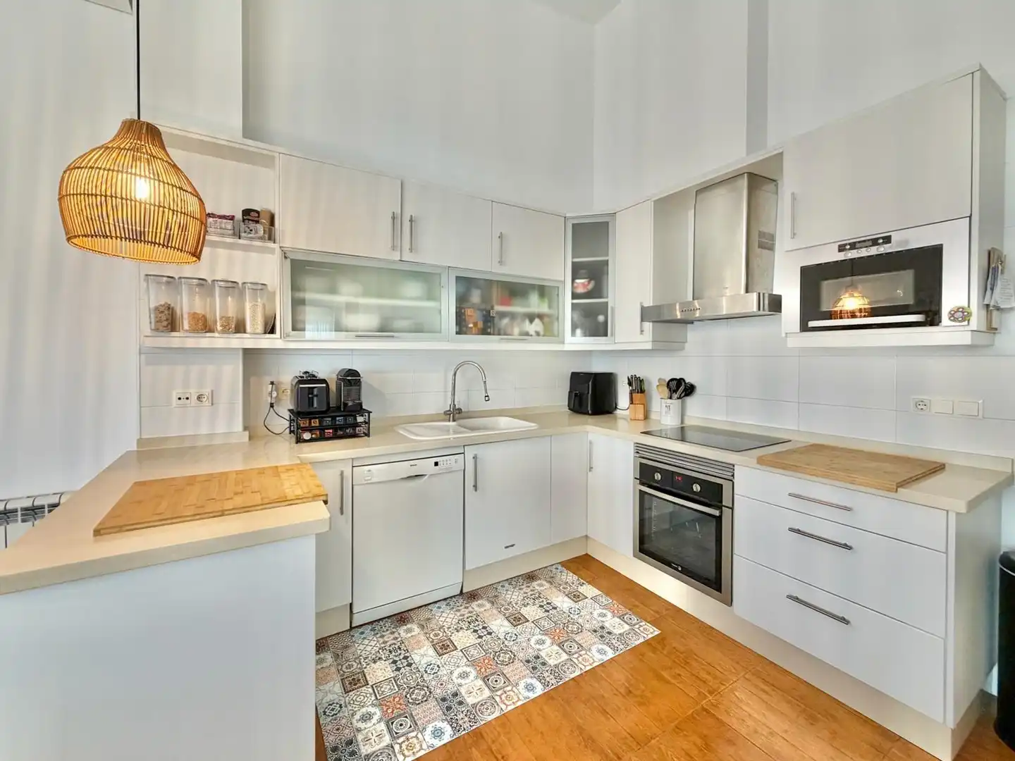 Cocina de Casa o chalet en venta en Elche / Elx con Aire acondicionado, Jardín privado y Terraza
