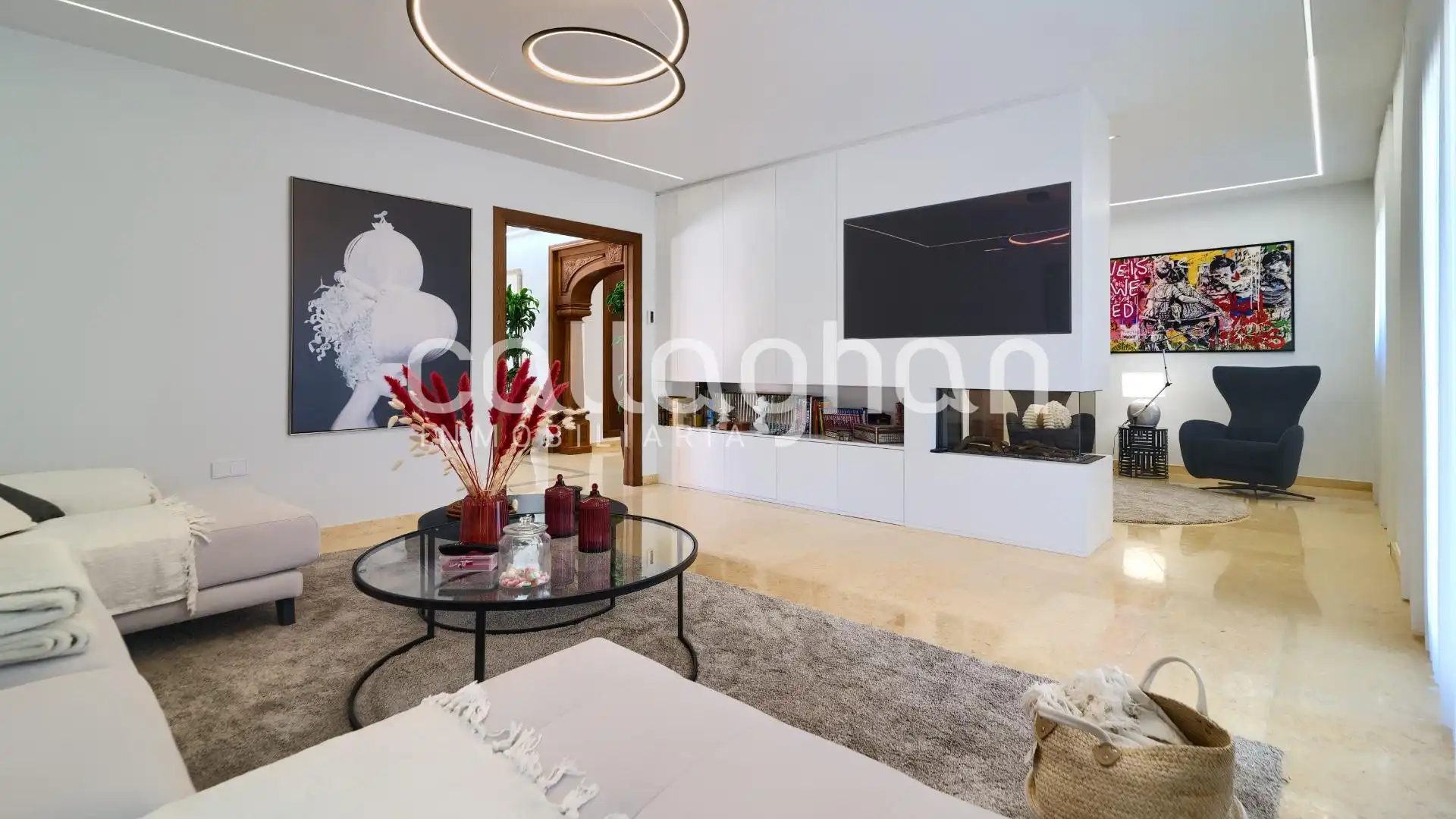 Sala d'estar de Casa o xalet en venda en Burriana / Borriana amb Aire condicionat, Calefacció i Jardí privat