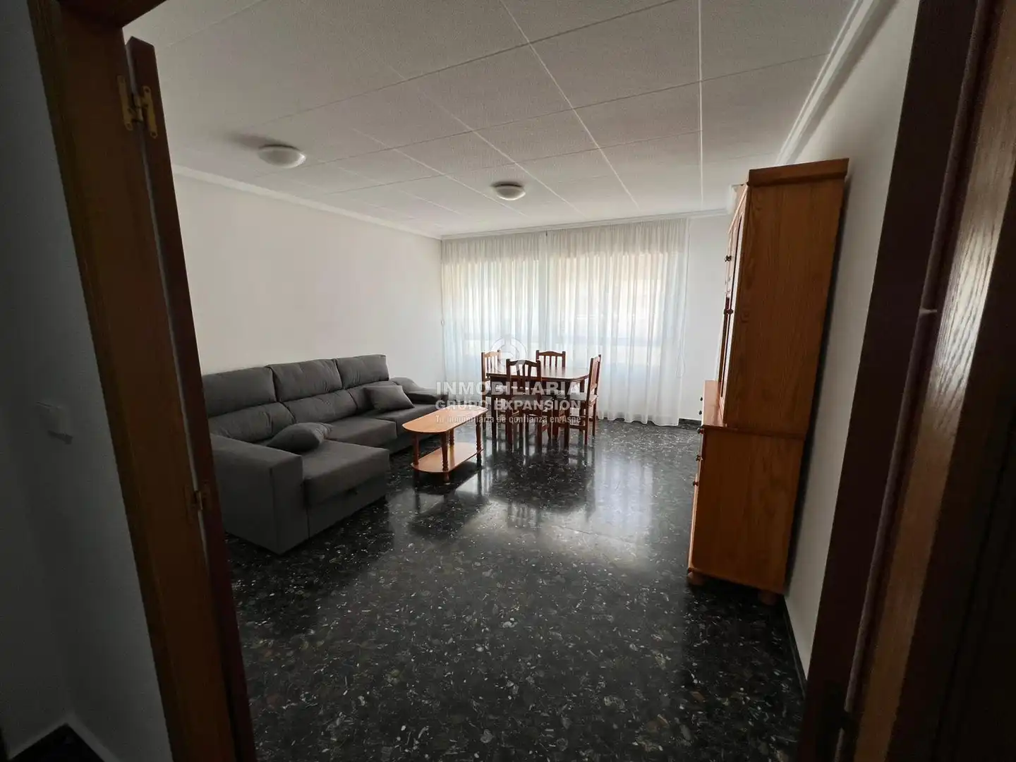 Living room of Flat for rent in Aspe  with Terrace, Balcony and Community pool