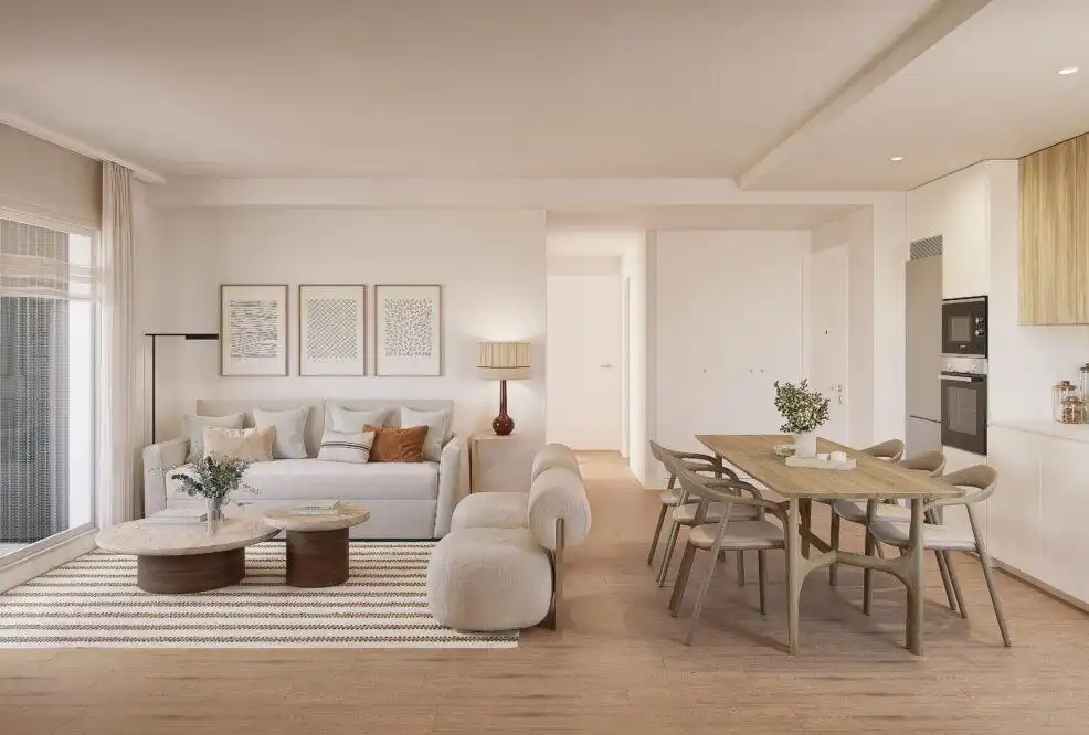 Sala d'estar de Apartament en venda en Málaga amb Aire condicionat, Terrassa i Alarma