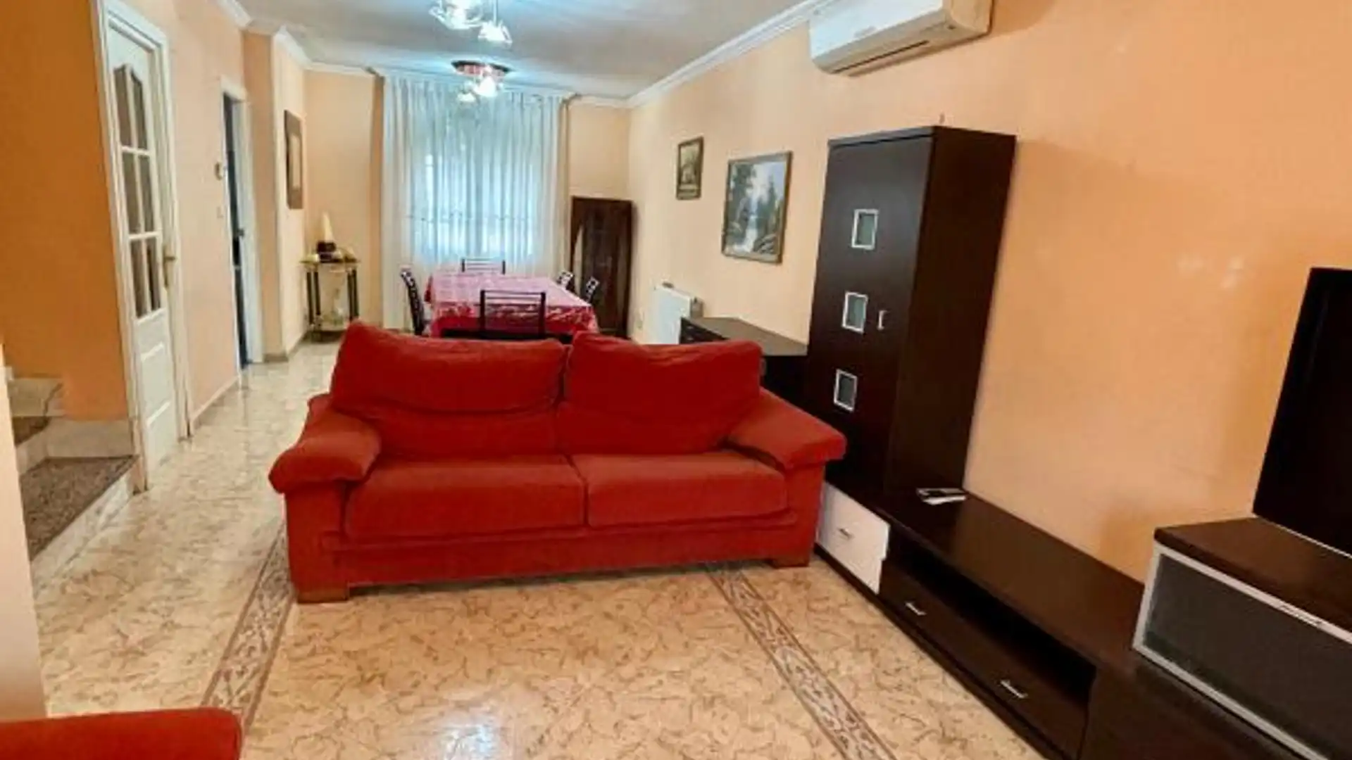Living room of Single-family semi-detached for sale in Fuentidueña de Tajo  with Air Conditioner, Heating and Private garden