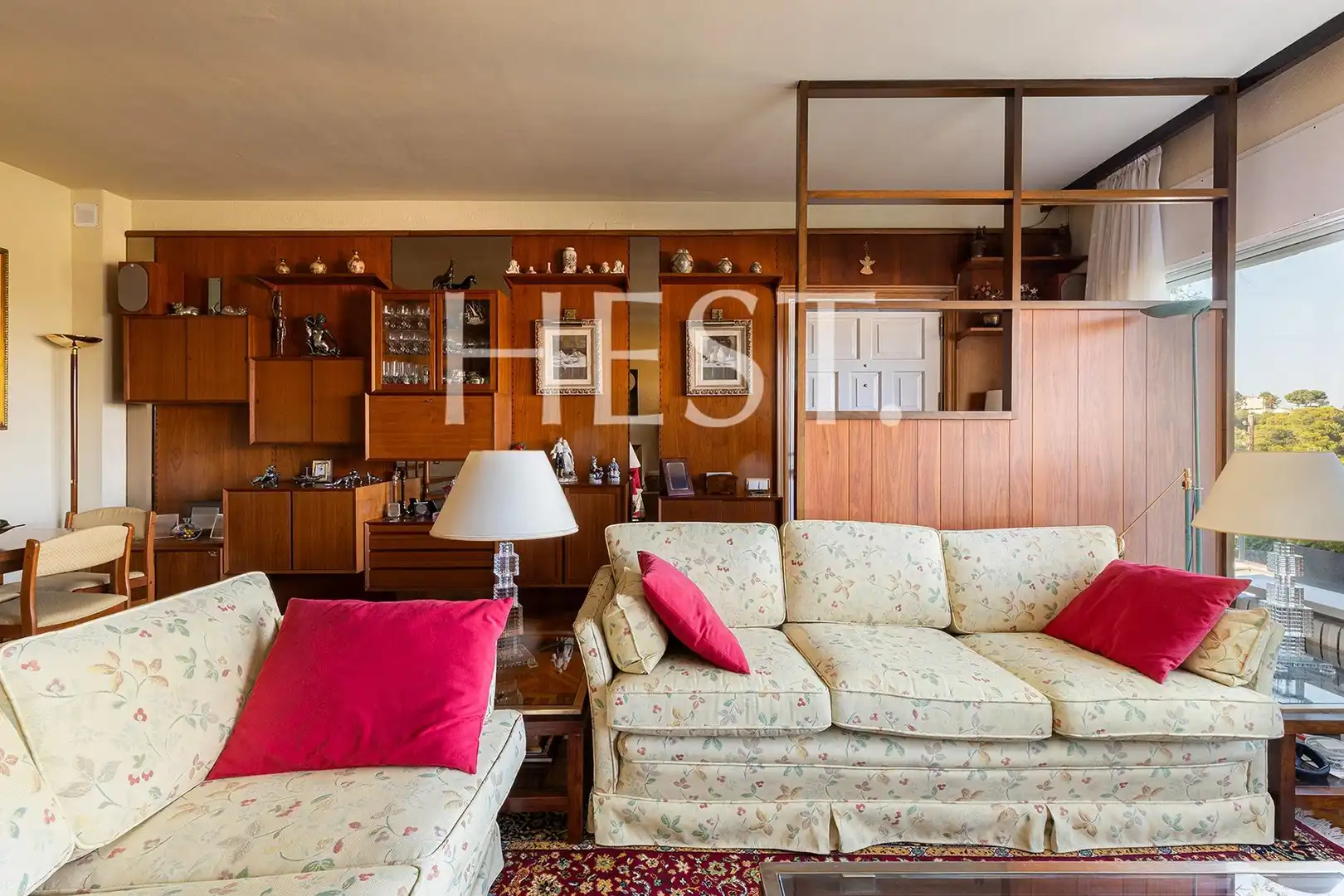 Sala de estar de Casa o chalet en venta en Castelldefels con Calefacción, Jardín privado y Parquet