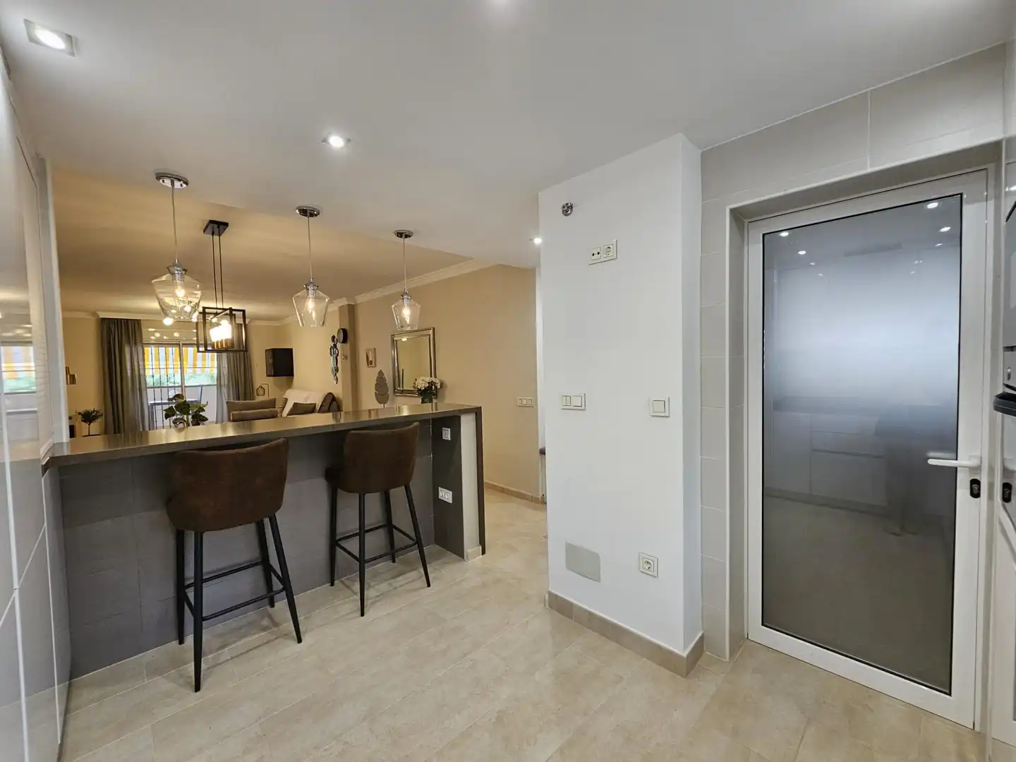 Kitchen of Flat for rent in Mijas  with Terrace, Balcony and Community pool