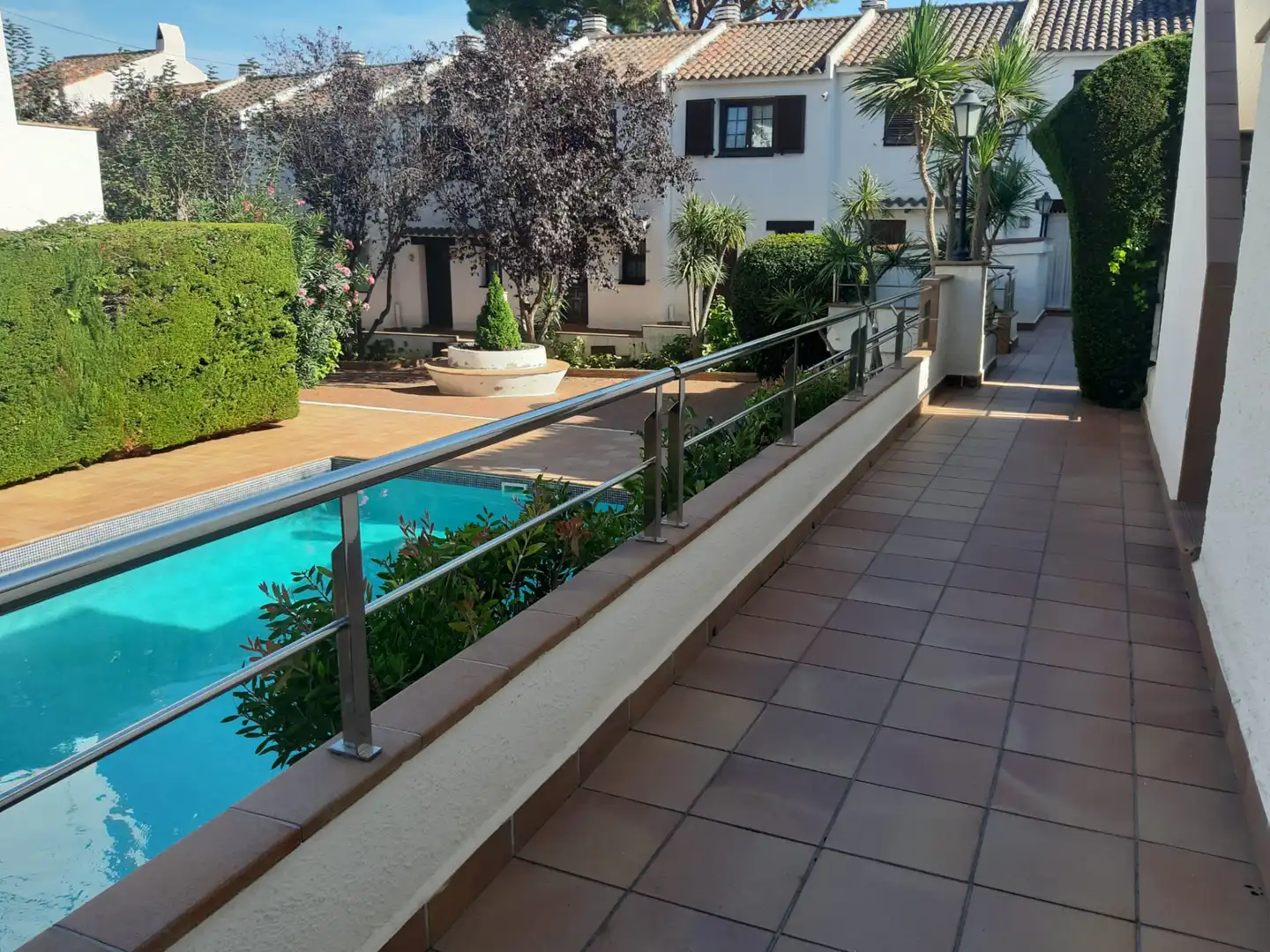 Terraza de Dúplex de alquiler en Calonge i Sant Antoni con Amueblado, Horno y Lavadora