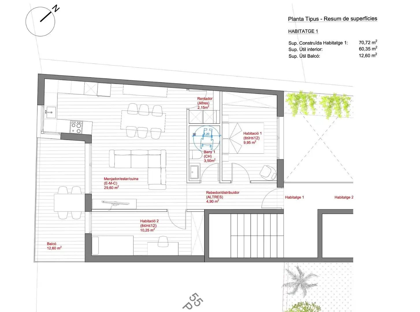 Piso en venta en Palau-saverdera con Aire acondicionado, Terraza y Balcón