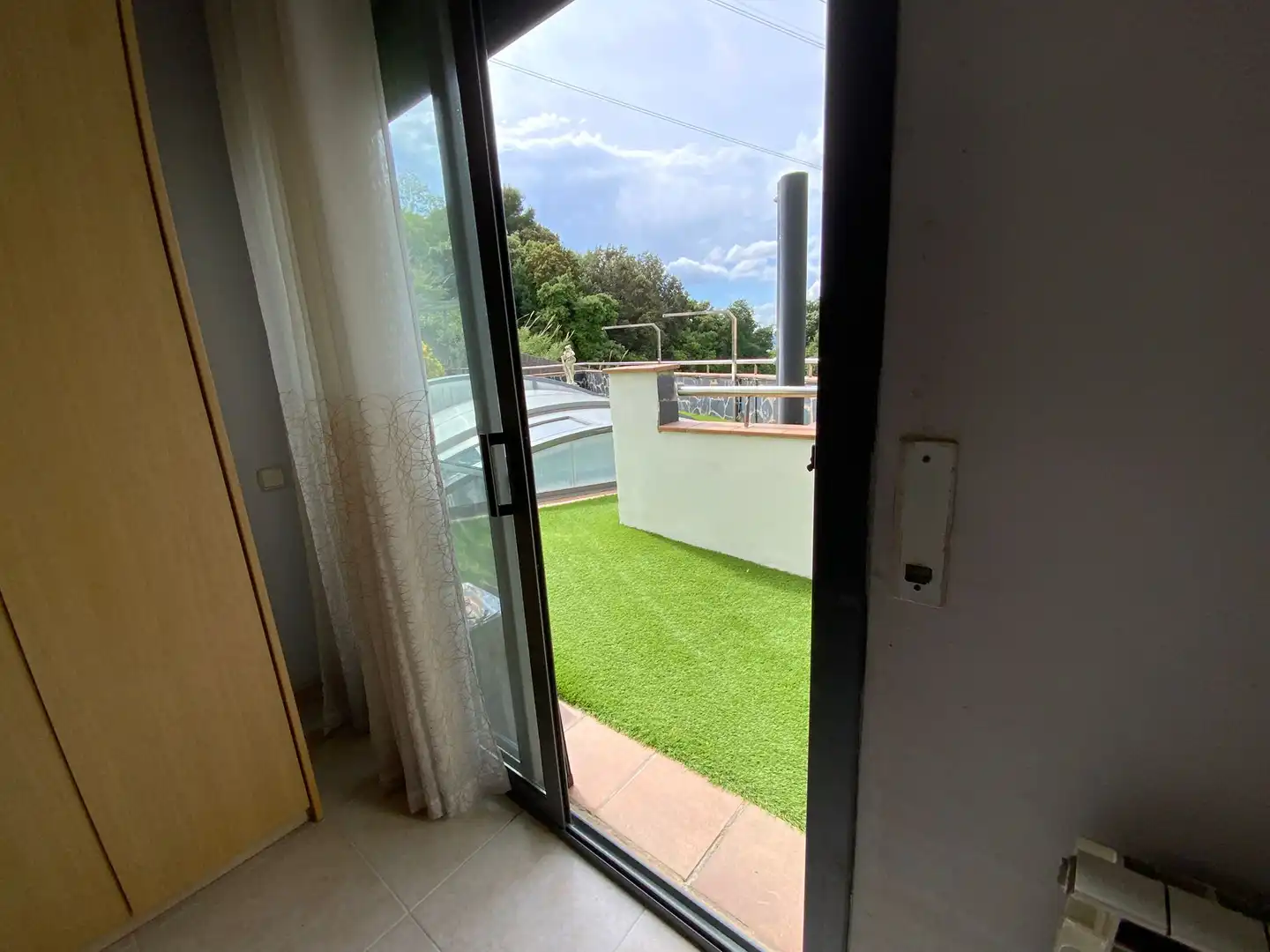 Terraza de Casa adosada en venta en Terrassa con Calefacción, Jardín privado y Terraza