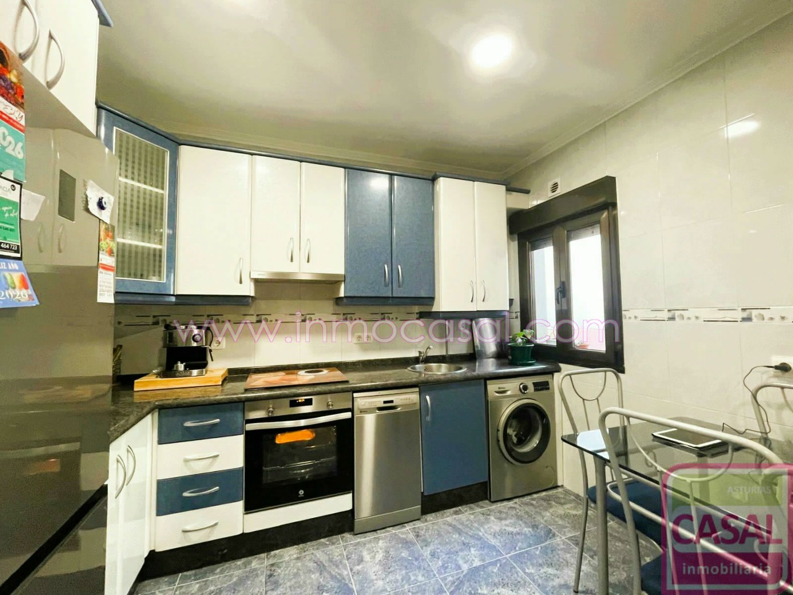 Kitchen of Flat for sale in Mieres (Asturias)  with Heating, Storage room and Furnished