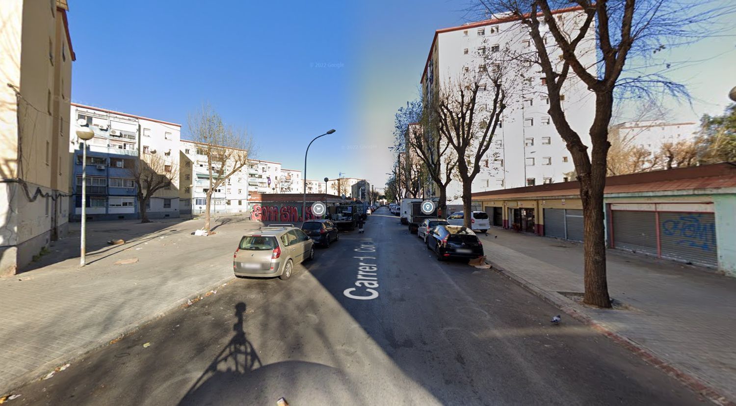 Vista exterior de Pis en venda en Badalona