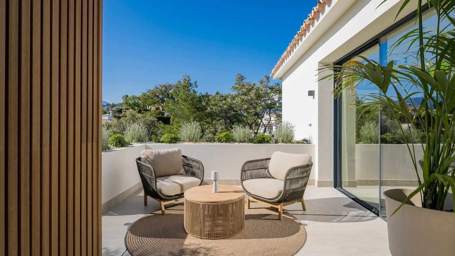 Terraza de Casa o chalet en venta en Marbella con Aire acondicionado, Jardín privado y Terraza