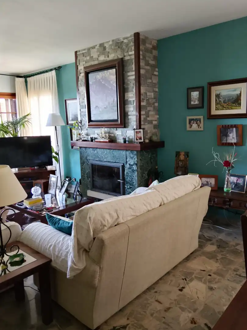 Living room of Houses for sale in Berga  with Heating, Private garden and Parquet flooring