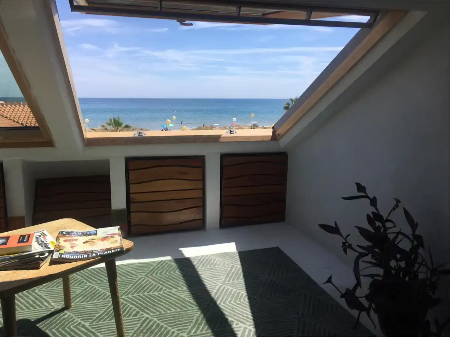 Balcony of Flat for rent in Daimús  with Air Conditioner, Furnished and Washing machine