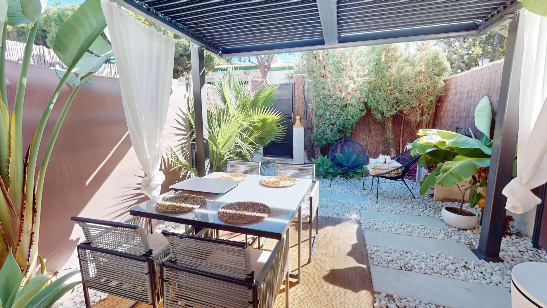 Terraza de Casa adosada en venta en Marbella con Aire acondicionado, Jardín privado y Terraza