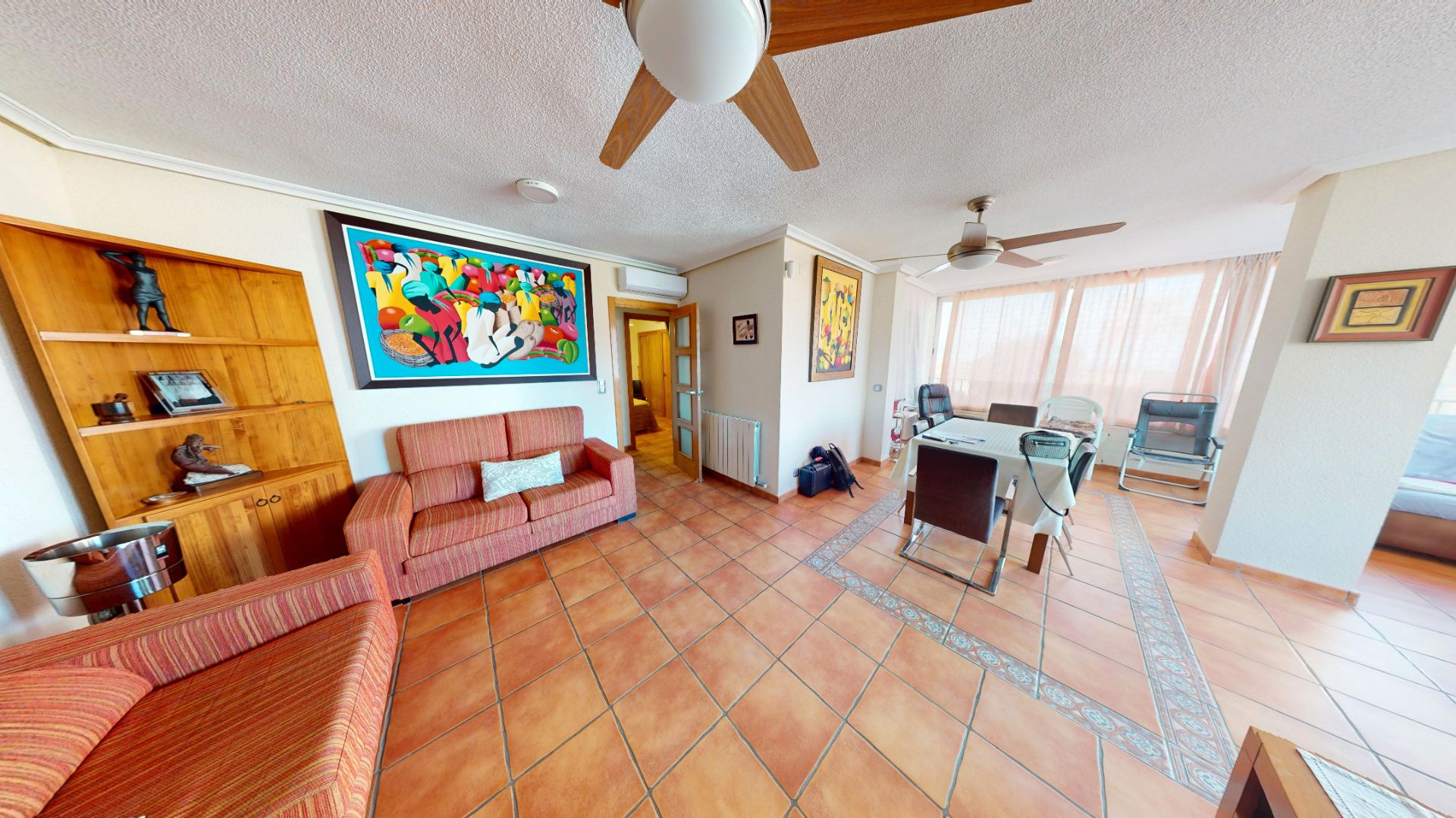 Living room of Flat to rent in Elche / Elx  with Air Conditioner, Heating and Swimming Pool