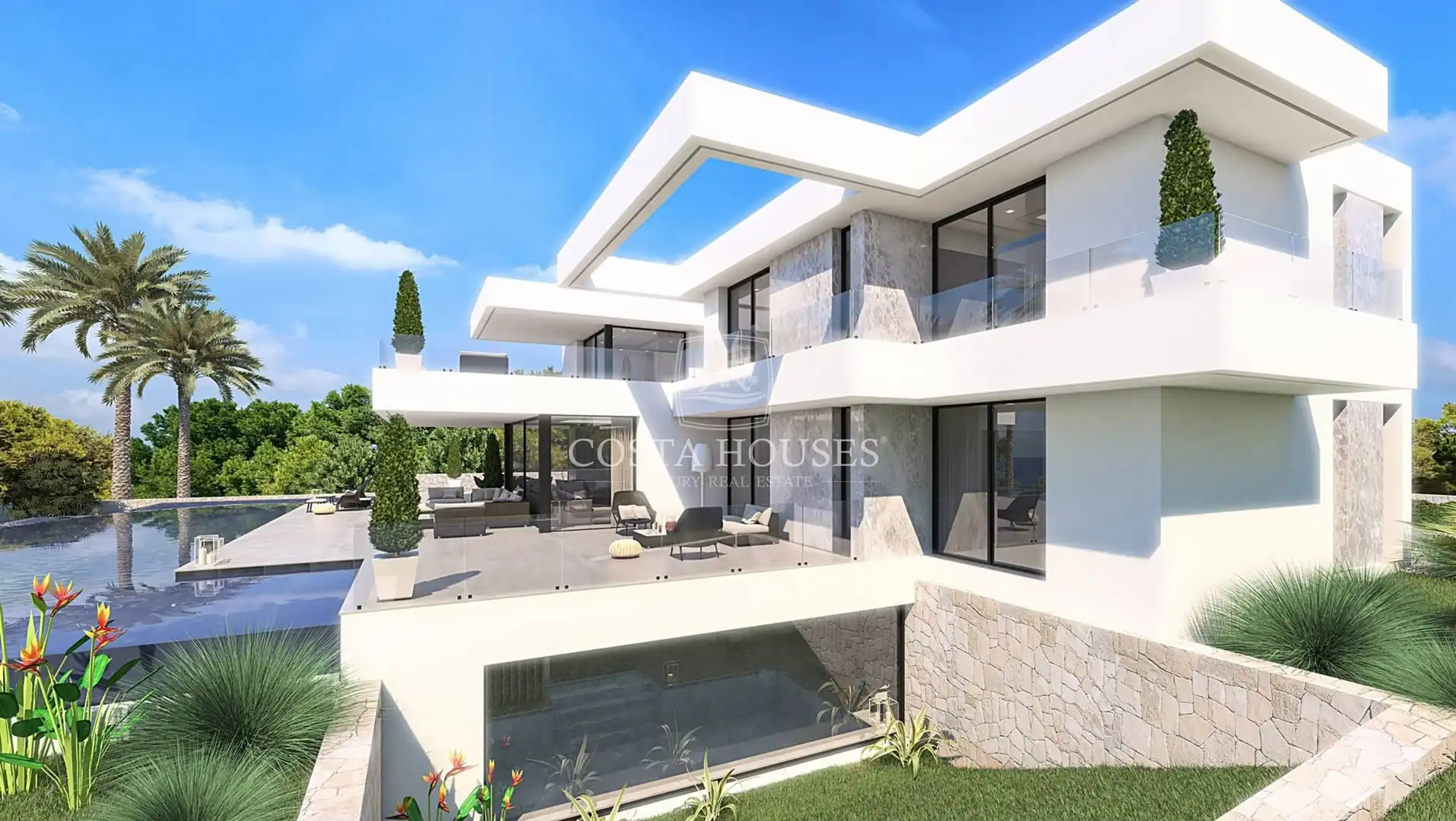 Exterior view of Houses for sale in Dénia  with Air Conditioner, Private garden and Terrace