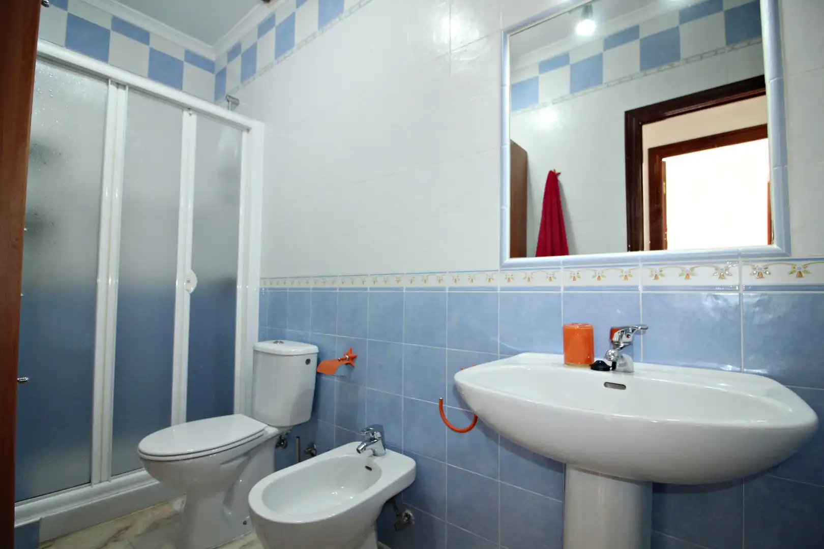 Bathroom of Detached homes for sale in Mazagón  with Air Conditioner, Terrace and Storage room
