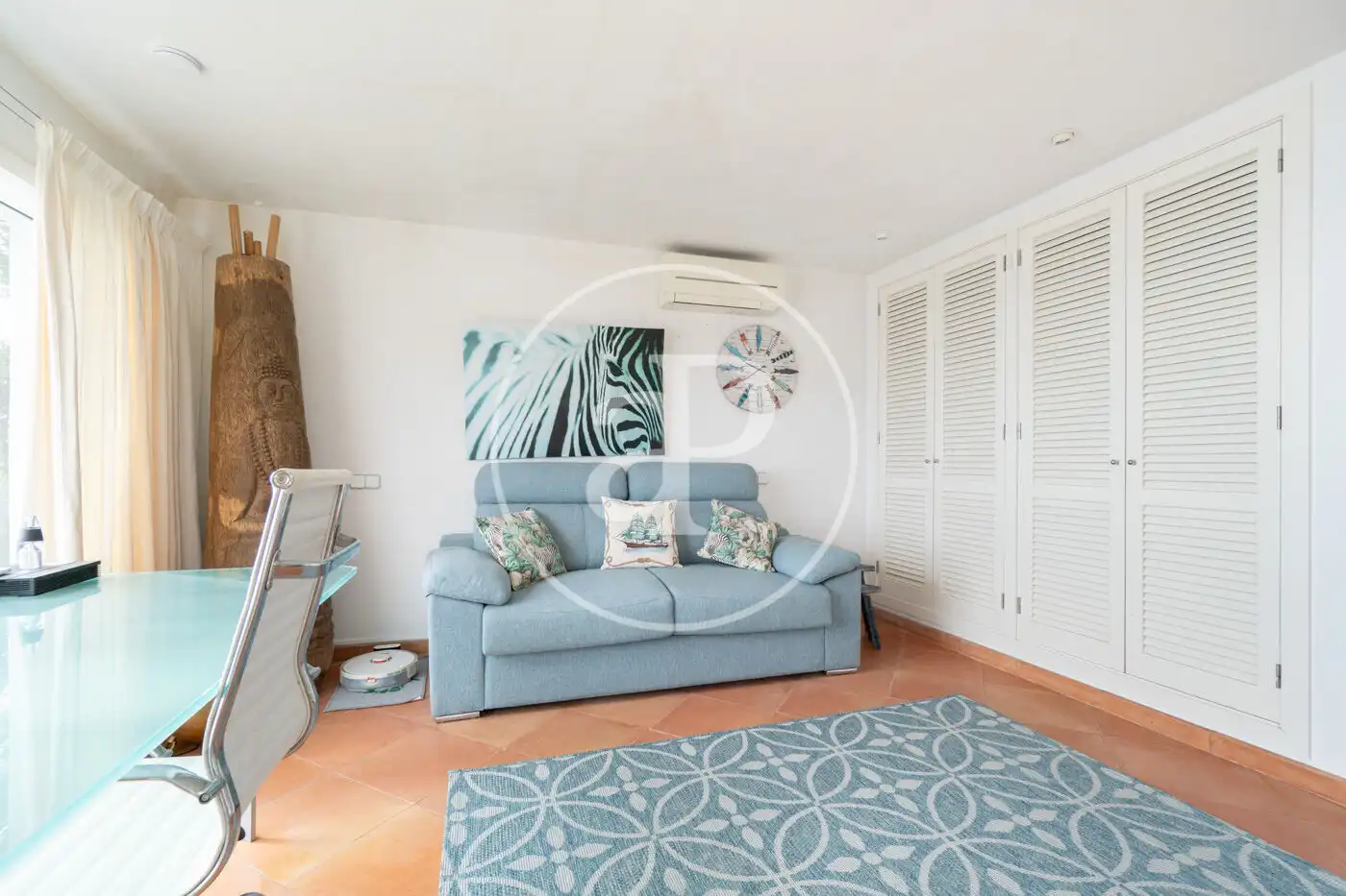 Sala de estar de Casa o chalet de alquiler en Capdepera con Aire acondicionado, Terraza y Piscina