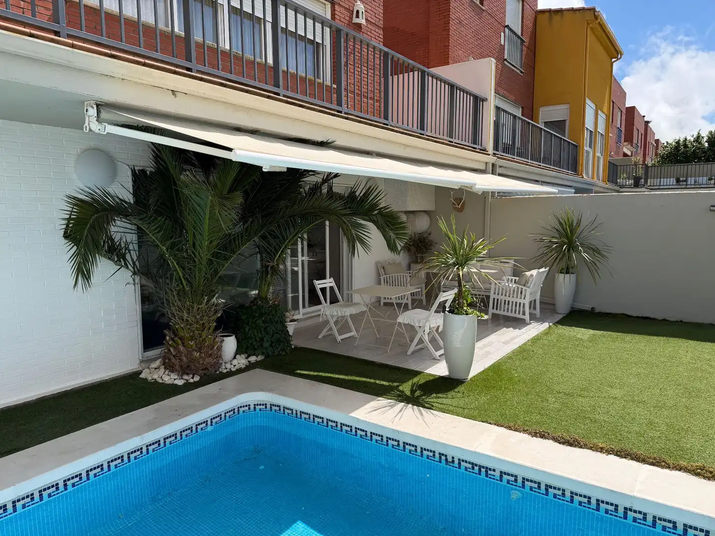 Terrace of Houses for sale in Poblete  with Air Conditioner, Heating and Swimming Pool