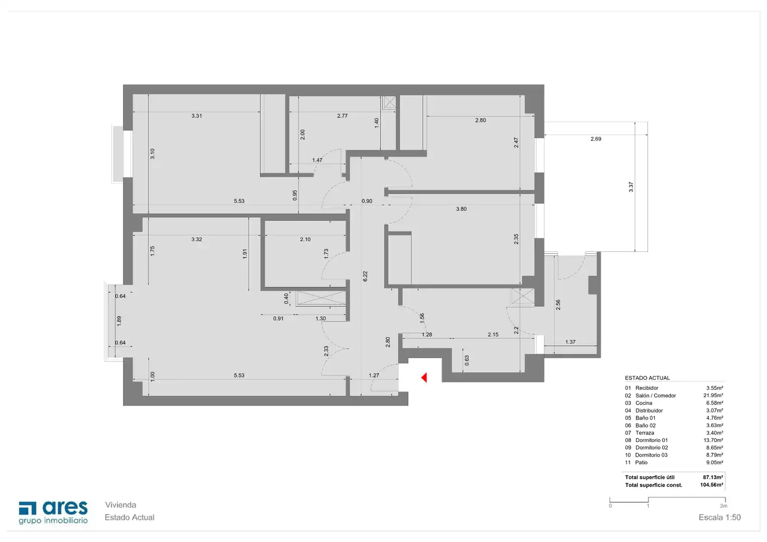Piso en venta en Madrid con Aire acondicionado, Calefacción y Trastero