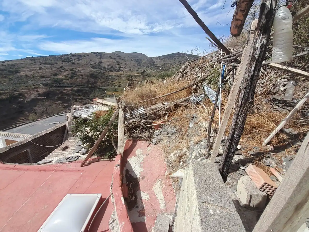 Vista exterior de Finca rústica en venta en Ohanes con Jardín privado, Terraza y Amueblado