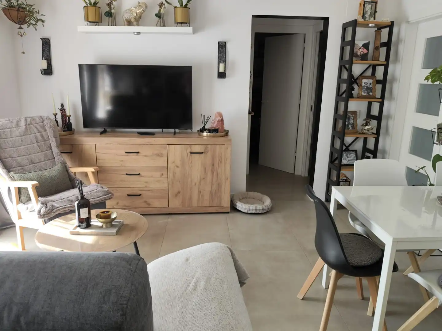 Living room of Flat for sale in Pineda de Mar  with Air Conditioner, Heating and Furnished