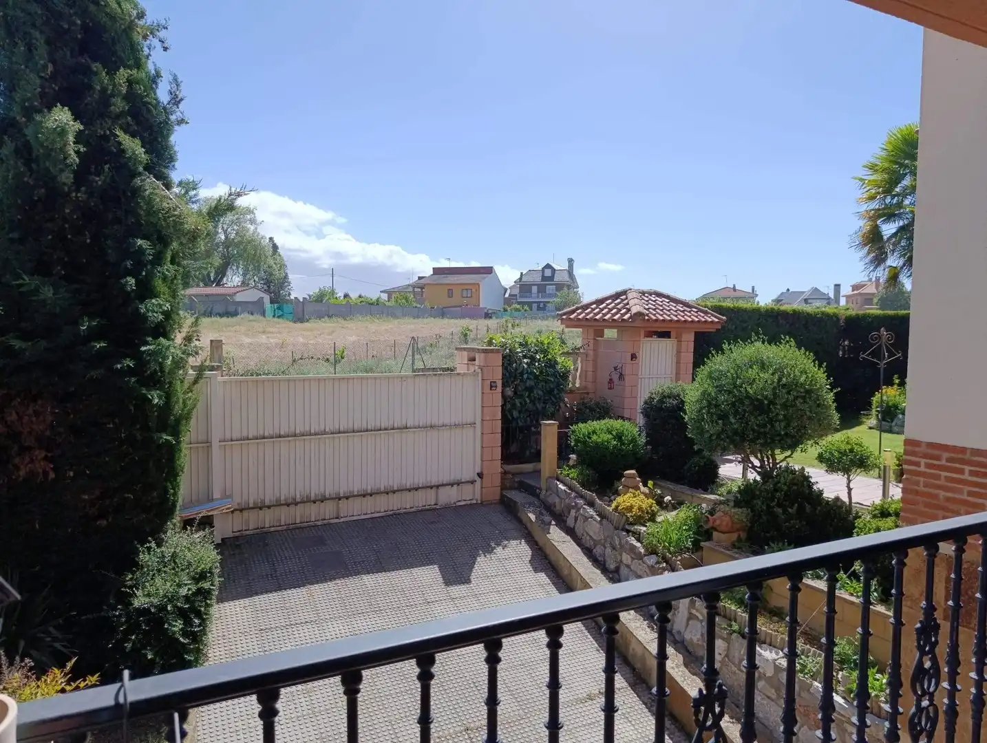 Terraza de Casa o chalet en venta en San Andrés del Rabanedo con Calefacción, Jardín privado y Terraza