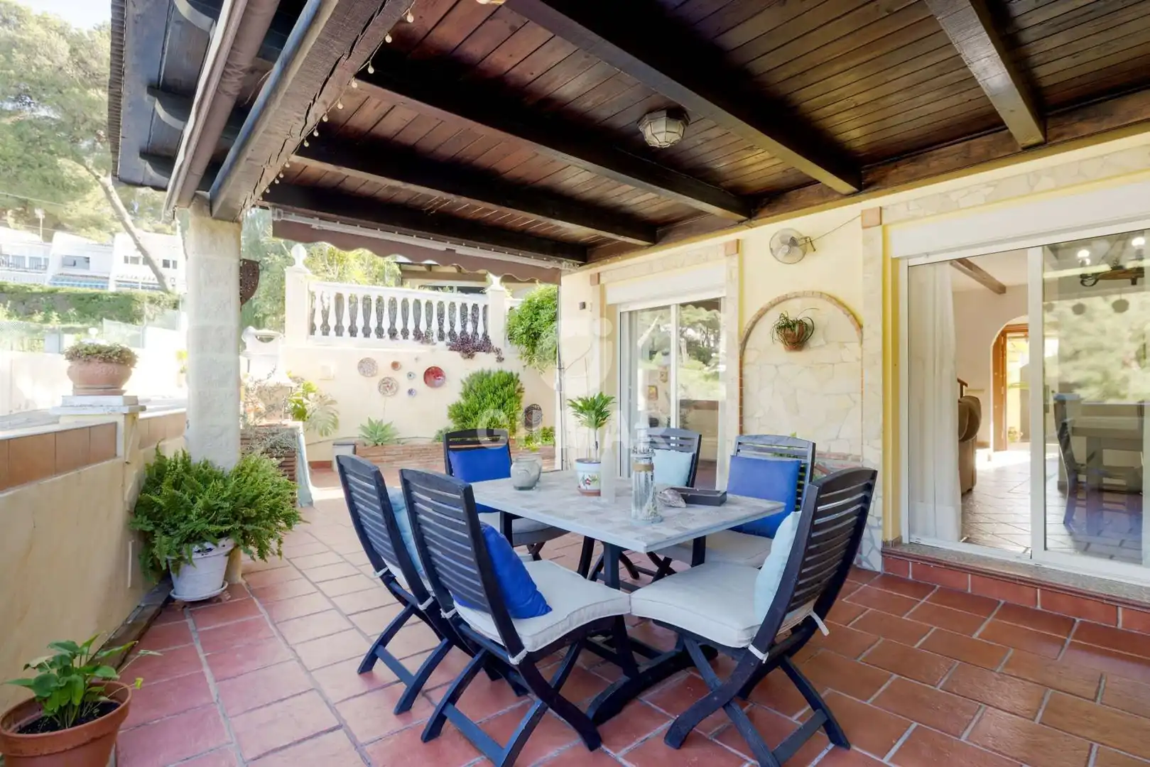 Terrace of Detached homes for sale in Estepona  with Private garden and Swimming Pool