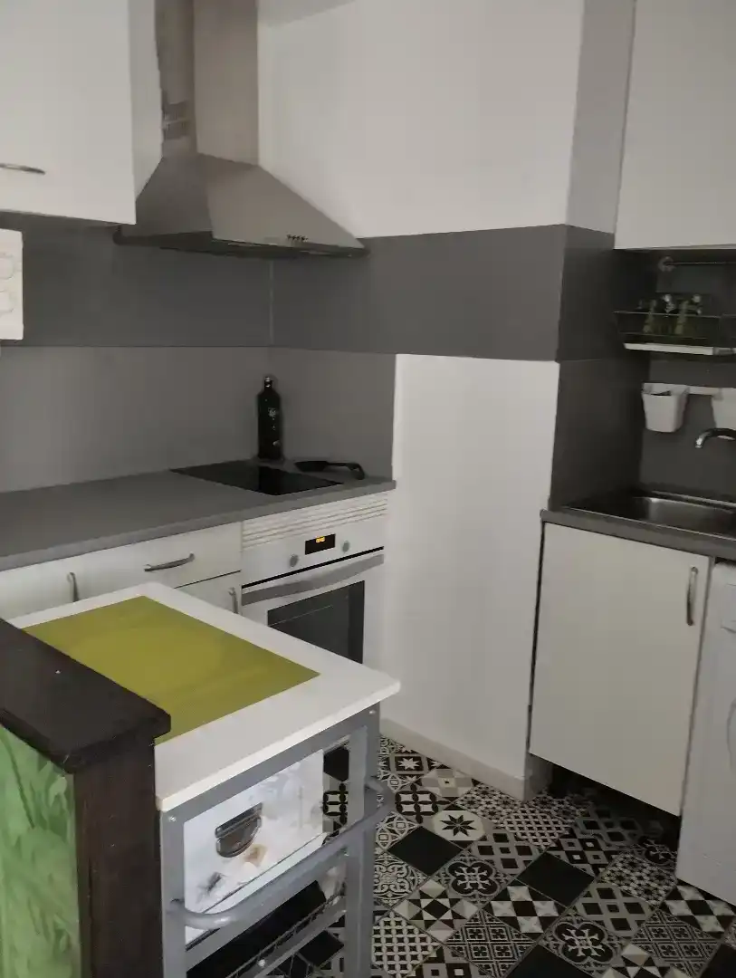 Cocina de Piso de alquiler en Parla con Aire acondicionado, Parquet y Amueblado