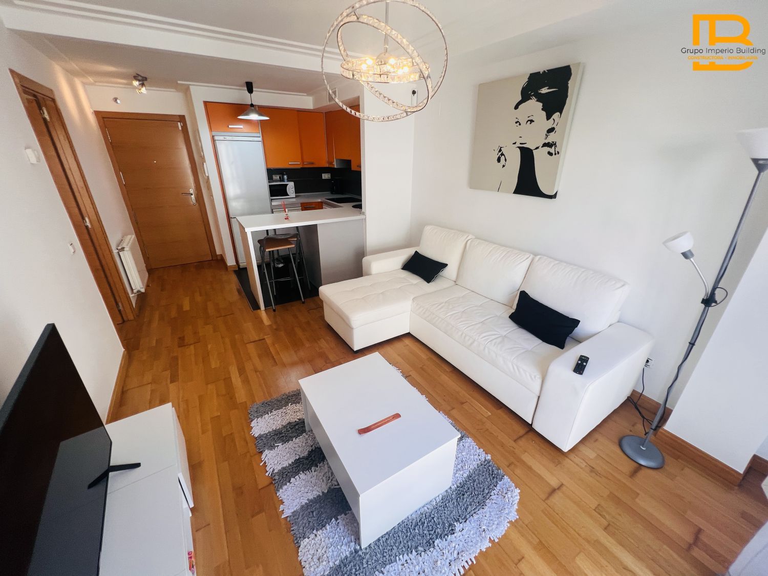 Wohnzimmer von Wohnung zum Verkauf in Ramales de la Victoria mit Heizung, Parkett und Abstellraum